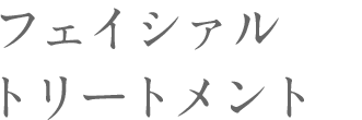 フェイシァルトリートメント