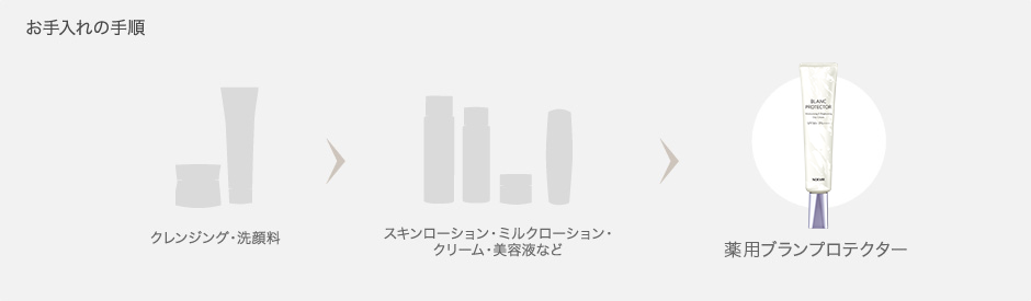 お手入れの手順