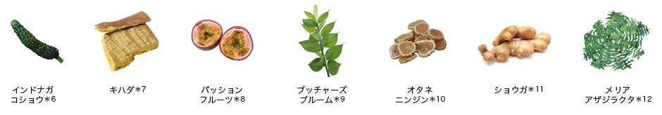 7つの植物エキスイメージ